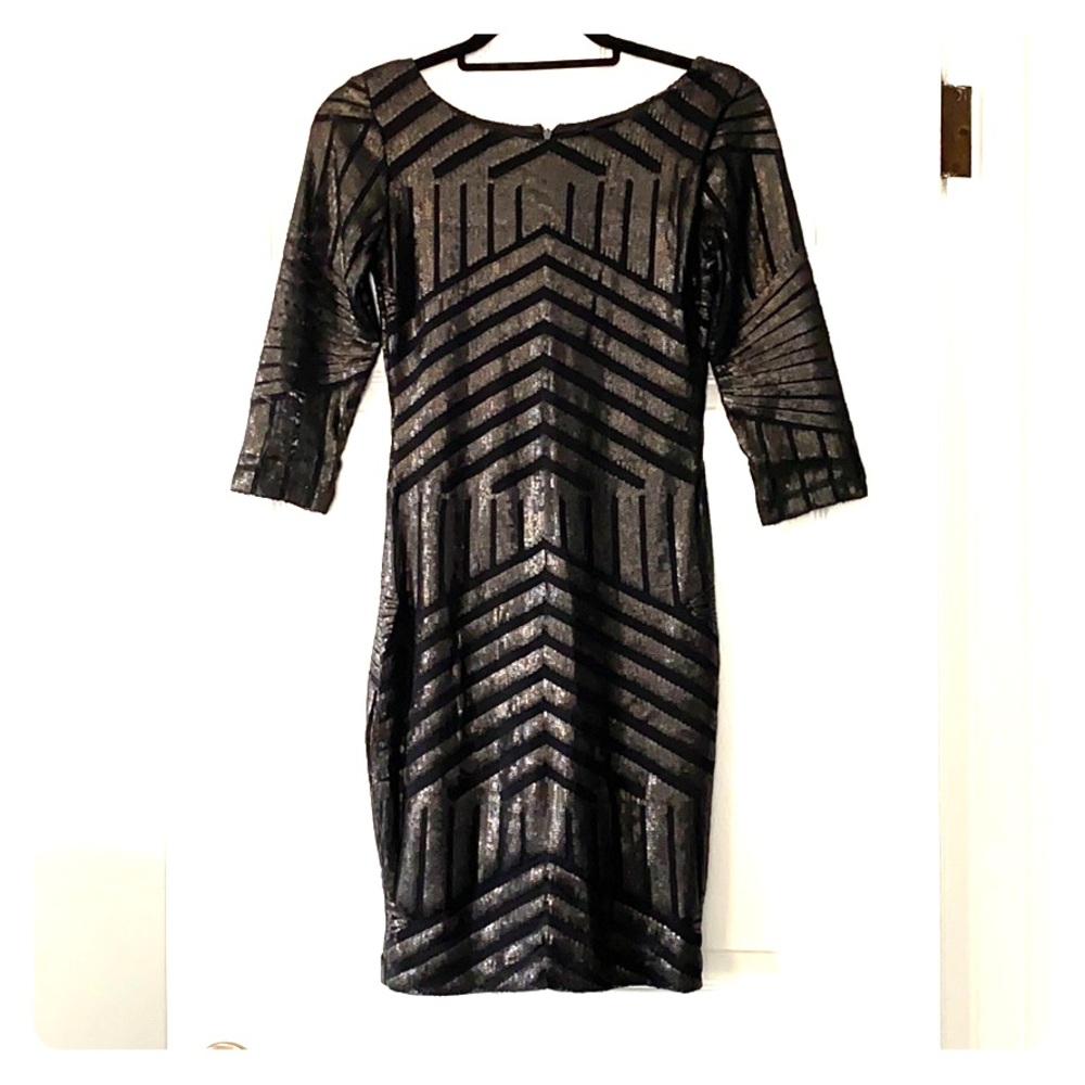 Black Sequence Dress